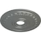 Ekena Millwork Munich Ceiling Medallion (Fits Canopies up to 5 5/8"), 17 1/2"OD x 3 5/8"ID x 1"P, Silver CM17MUSLS - alternate 3